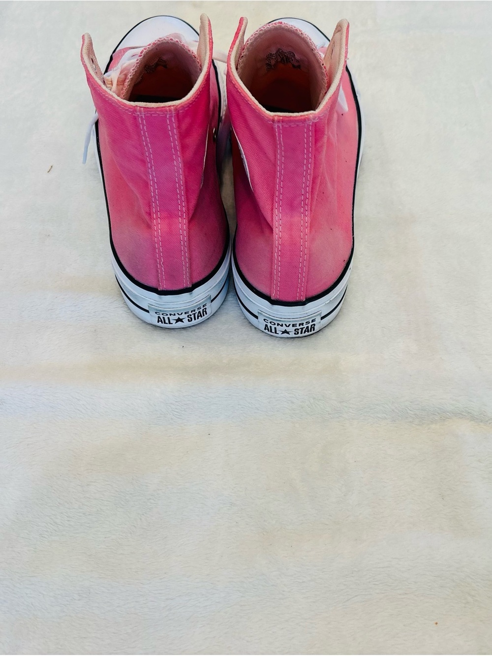 Converse Women’s Light Pink High-Top Platform Sneakers size 10 - Picture 4 of 10